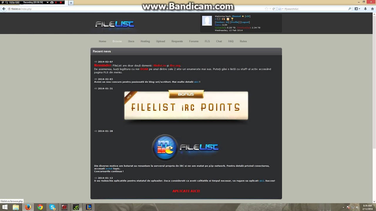 filelist sign in